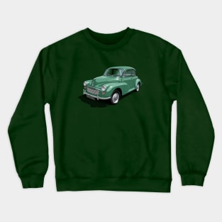 Morris Minor in almond green Crewneck Sweatshirt